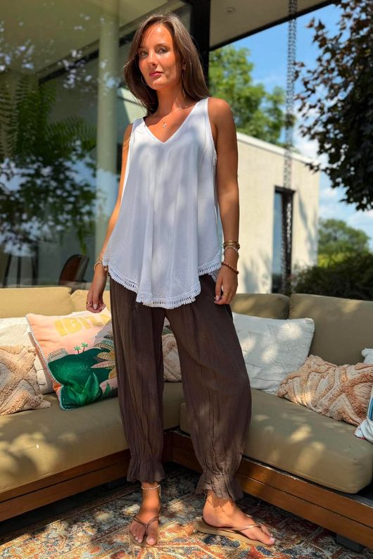 Lani Vest White
